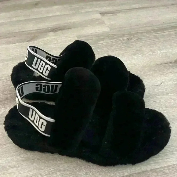 UGG Oh Yeah Slide in Fluff Sandal 8 - Picture 3 of 11